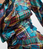 Vivienne Westwood Drunken tartan ruffled shirt