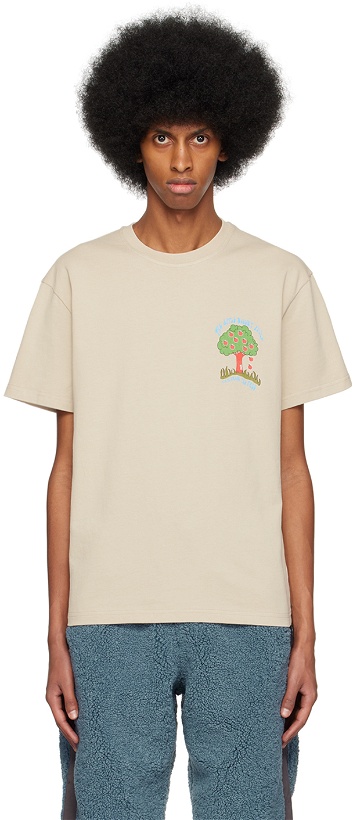 Photo: JW Anderson Beige Apple Tree T-Shirt