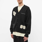 Daily Paper Men's Navalo Varsity Cardigan in Black