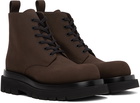 Bottega Veneta Brown Lace-Up Boots