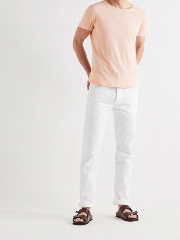 Photo: ORLEBAR BROWN - OB-T Cotton-Jersey T-Shirt - Pink
