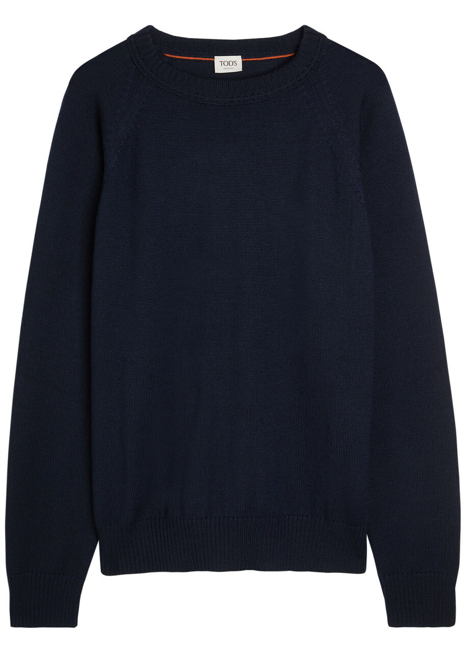 Tods Wool Jumper Navy
