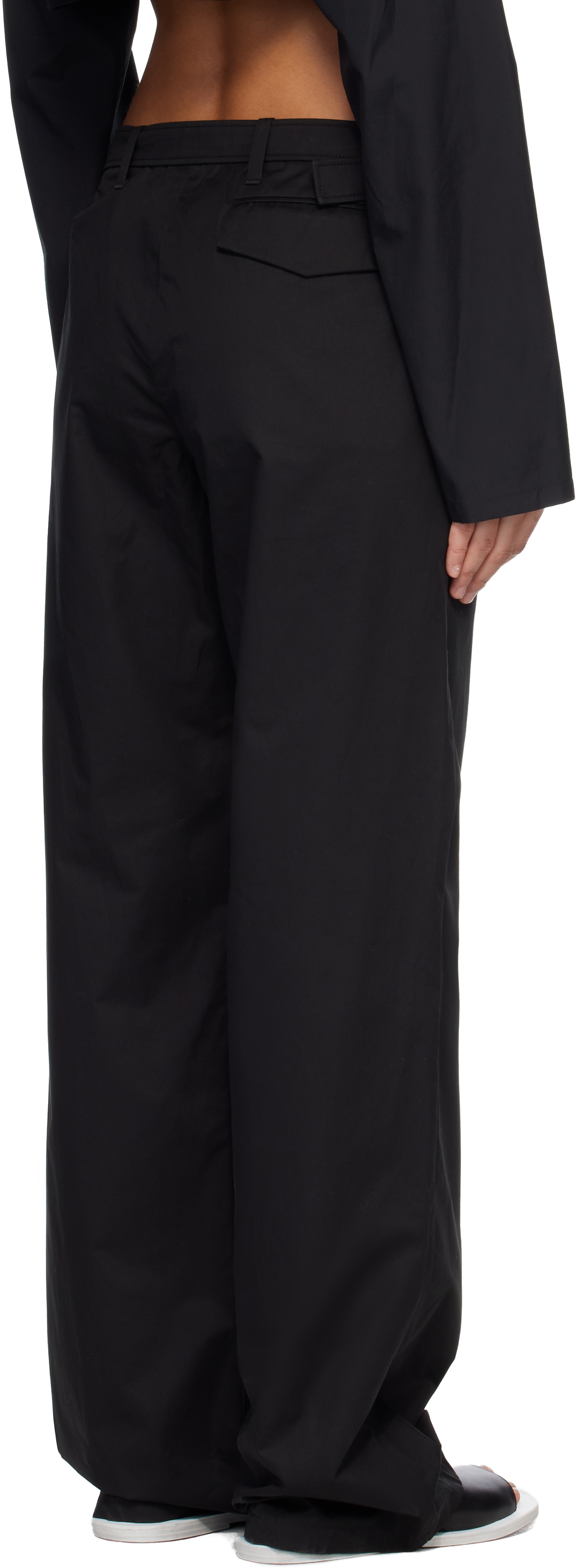 Rier Black Suit Utility Trousers