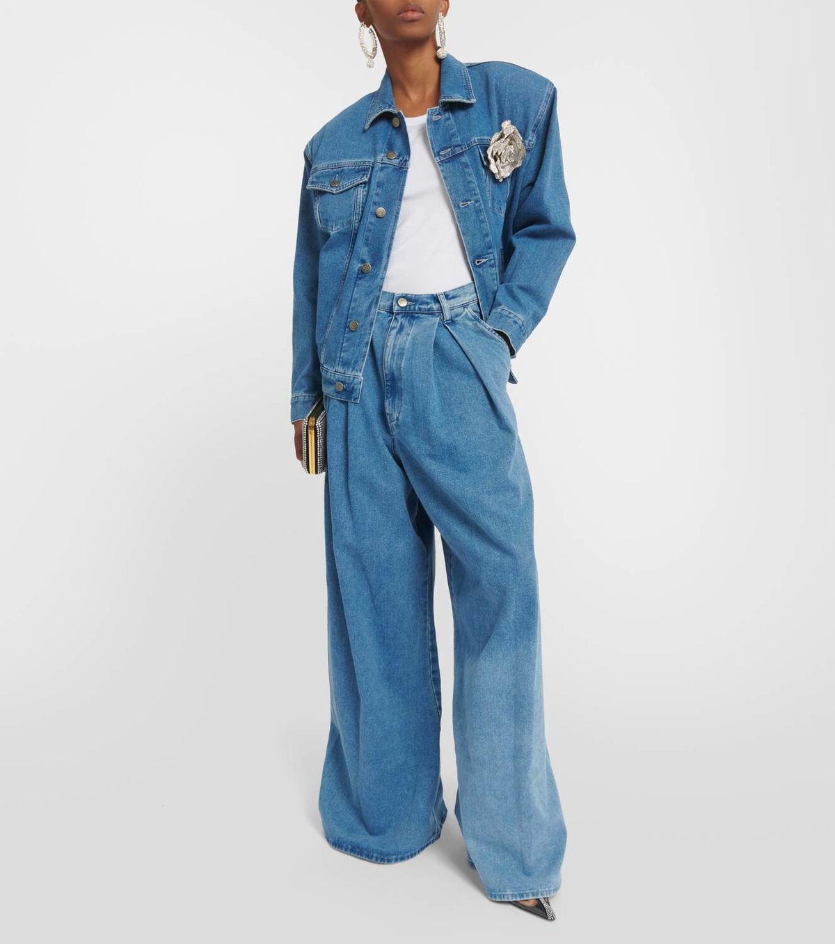 Giuseppe di Morabito High-rise wide-leg jeans