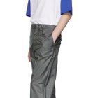 Prada Grey and Black Drawstring Trousers