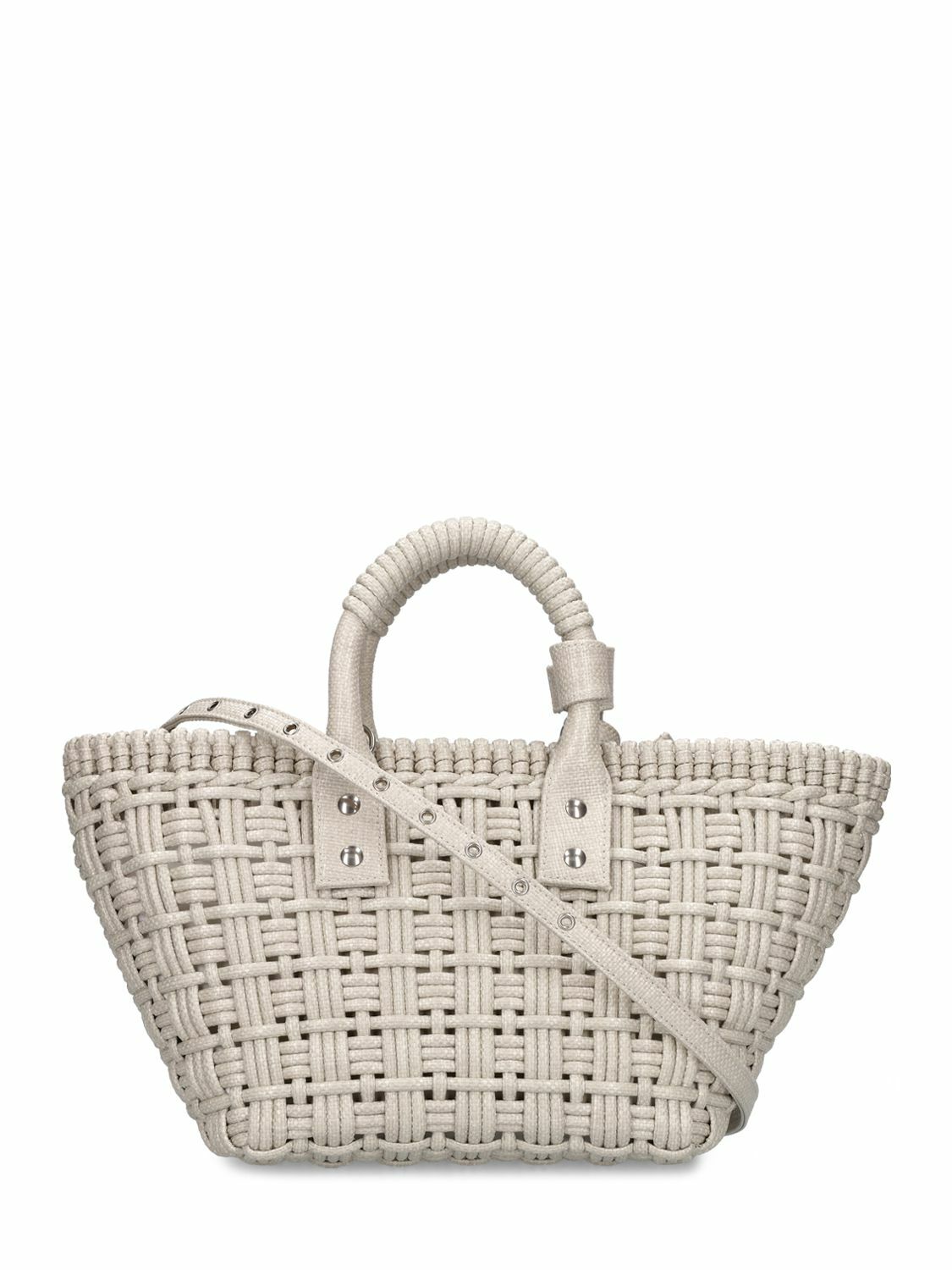 BALENCIAGA - Xs Bistro Basket Top Handle Bag W/ Strap Balenciaga