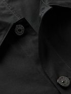 Stone Island - Logo-Appliquéd Cotton-Canvas Jacket - Black