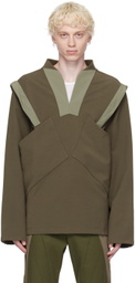 Uncertain Factor Khaki Nose Tackle Sweatshirt
