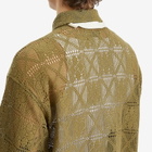 Merely Made Men's Knit Flower Overshirt in Khaki