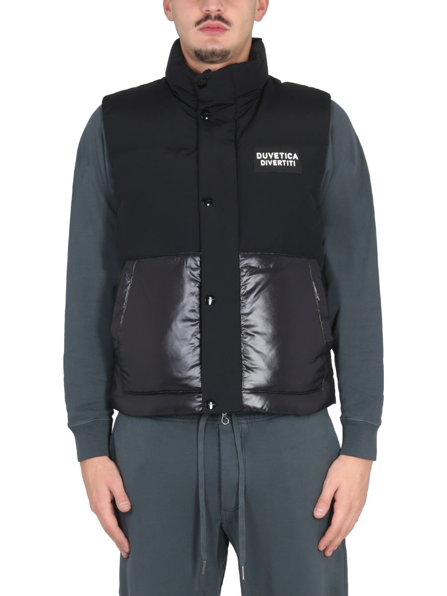 美品 Y2K DUVETICA down vest BLACK archive DUVETICA - Filucca Down Vest Duvetica