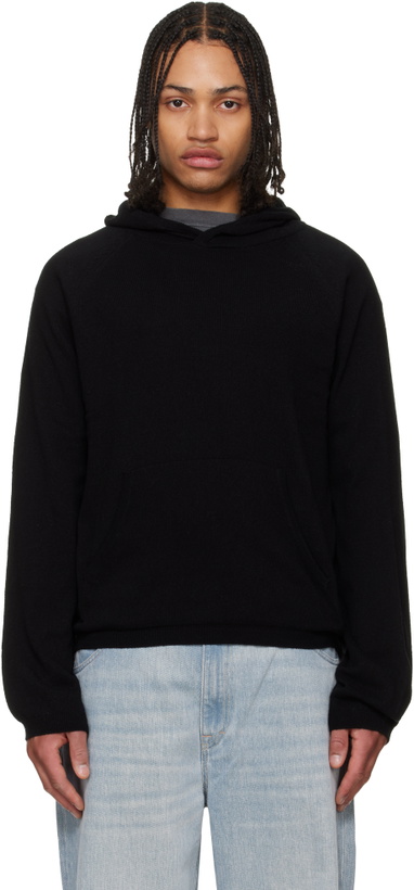 Photo: OUR LEGACY Black Knitted Hoodie