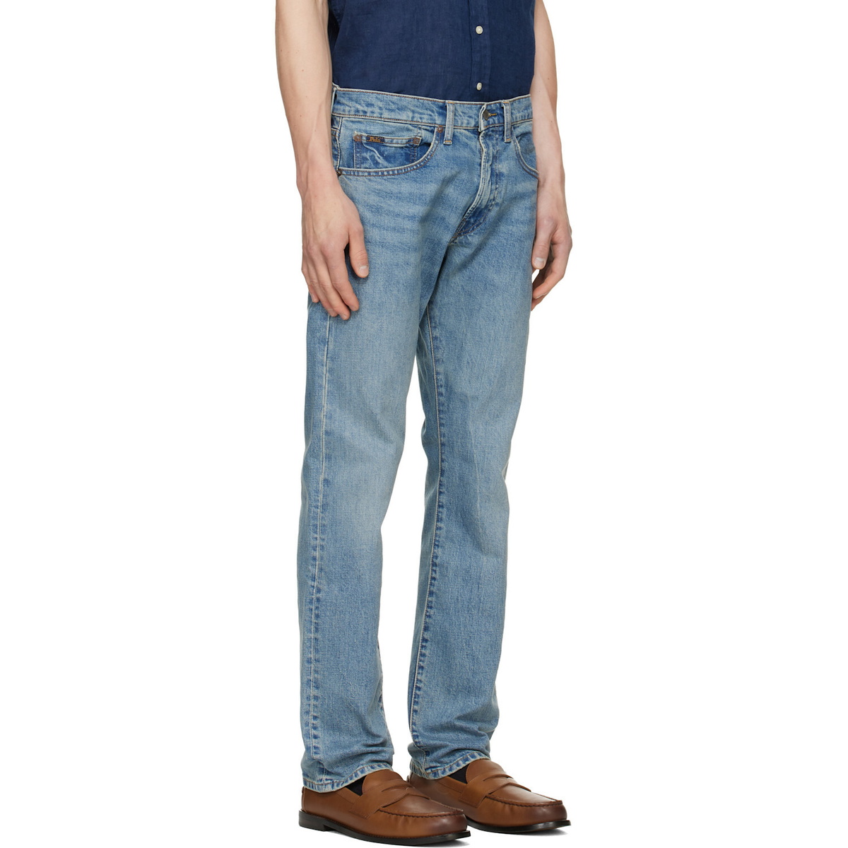 Polo Ralph Lauren Blue Varick Slim Straight Stretch Jean