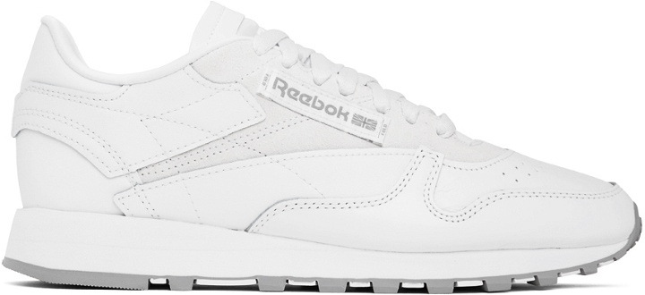 Photo: Reebok Classics White Classic Leather Sneakers