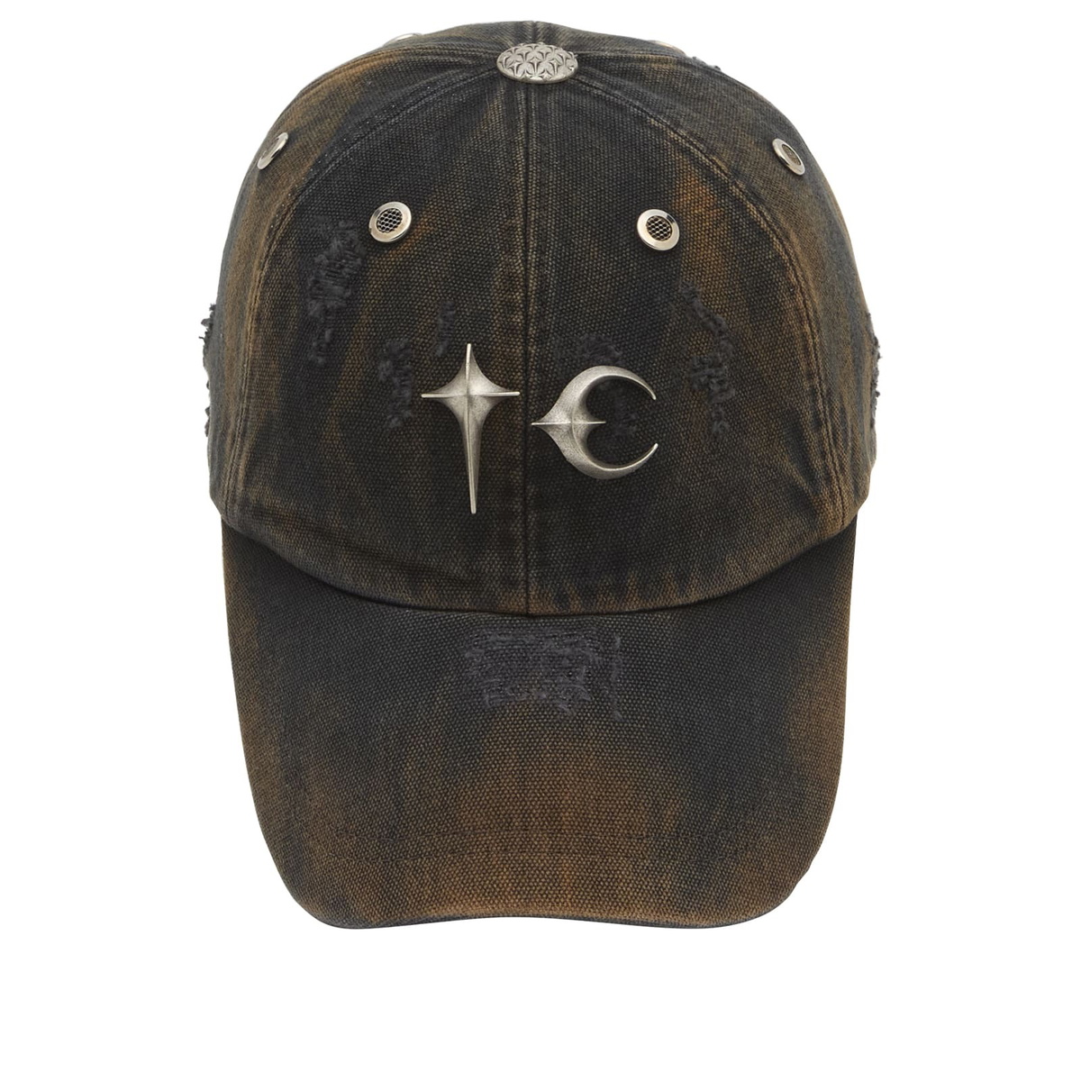 Thug Club Men's Faded Cap in Rust Black 