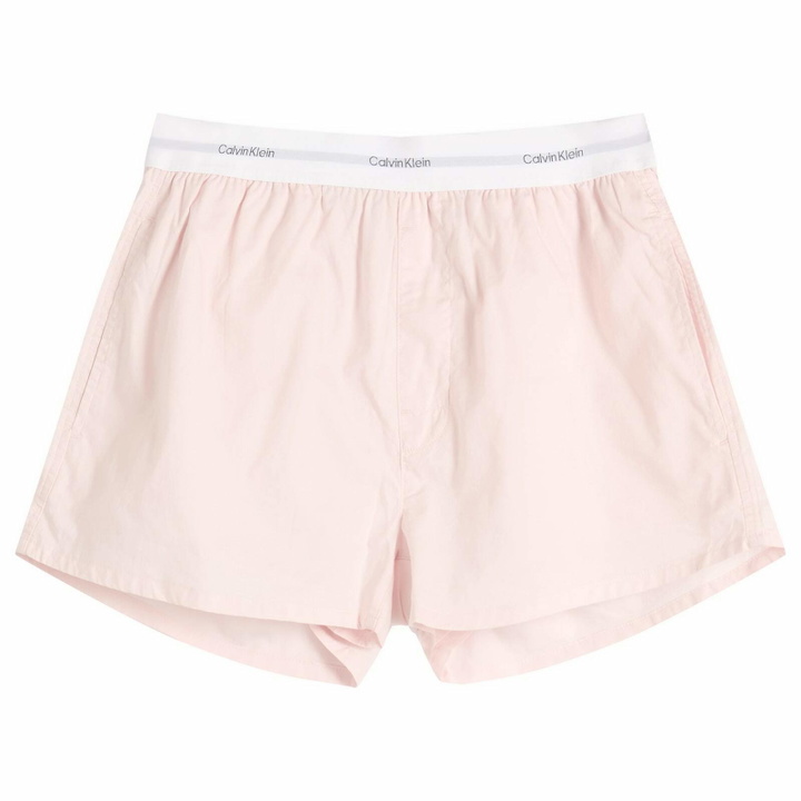 Photo: Calvin Klein Women's Cotton Poplin Sleep Short in Potpourri