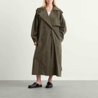 ST. Agni Women's Relaxed Trench Coat in Khaki