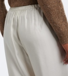 Róhe Silk wide-leg pants