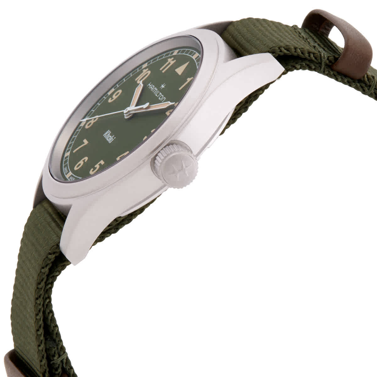 Hamilton Khaki Field Quartz Green Dial Watch H69401960