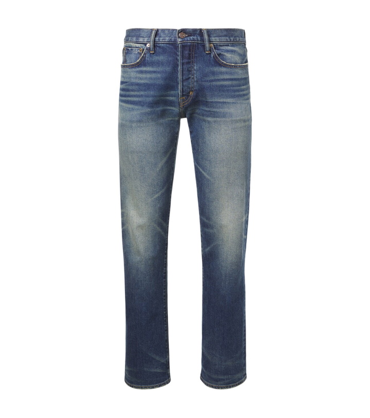 Photo: Tom Ford Faded straight jeans