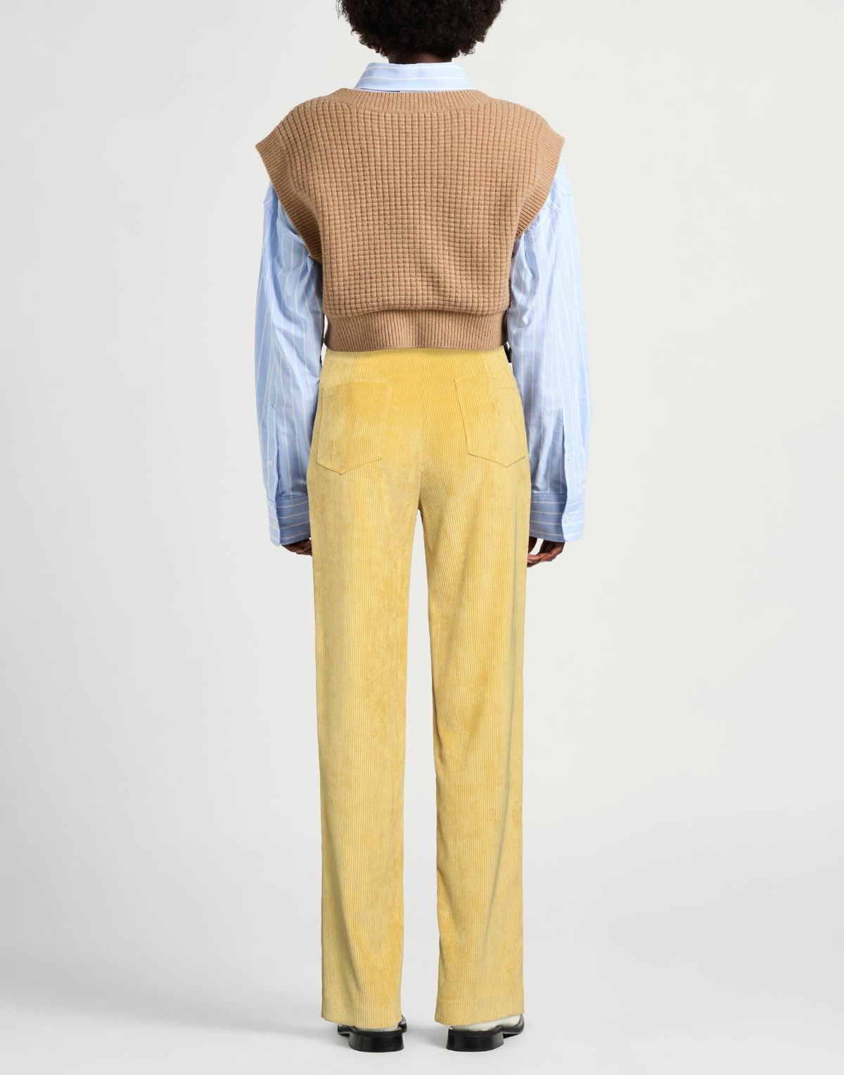 Jijil Womens Pants Mustard
