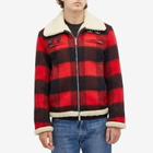 Dsquared2 Men's Nightmare Aviator Jacket in Red/Black