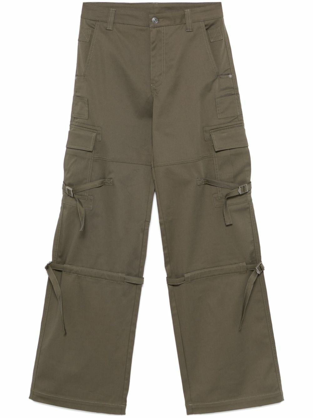 Ermanno Scervino Beige Cotton Capri Cropped Cargo Pants