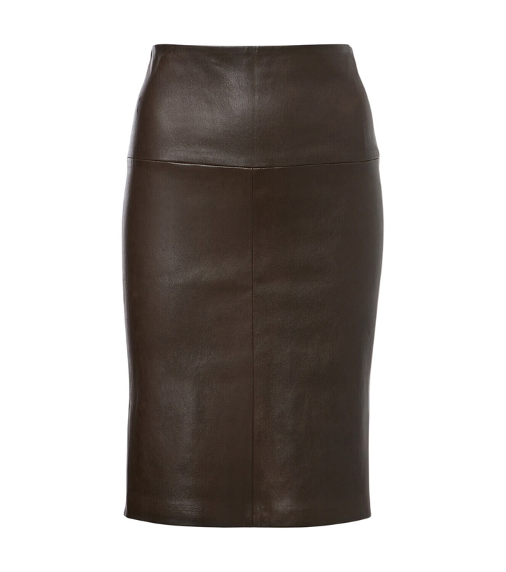 Photo: Stouls Gin leather midi skirt