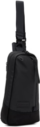 master-piece Black Slick Sling Backpack