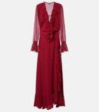 Bananhot Bellen ruffled maxi dress