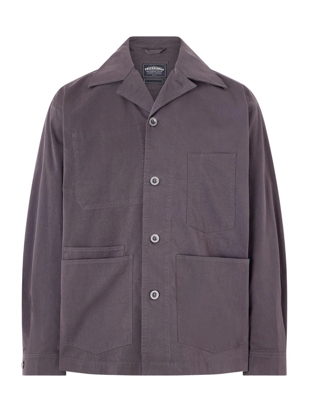 Photo: FrizmWORKS - Relaxed Coverall Cotton-Blend Twill Blouson Jacket - Gray