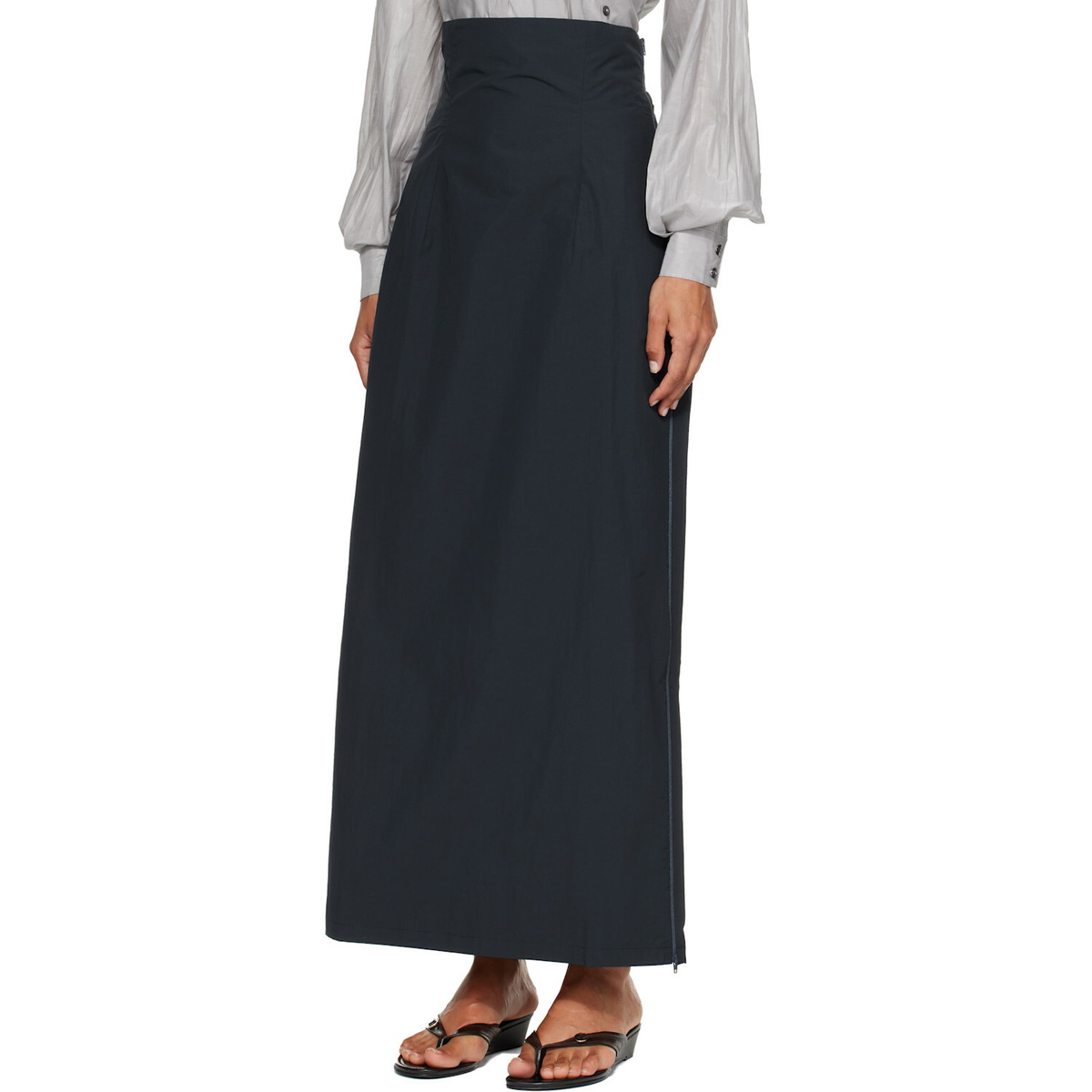 Paloma Wool Navy Fosca Maxi Skirt