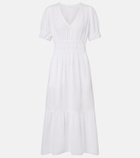 Velvet Rivelle cotton gauze midi dress