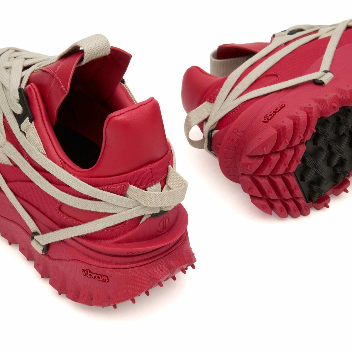 Rick Owens x Moncler Trailgrip Megalace Sneaker in Carnelian