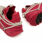 Rick Owens x Moncler Trailgrip Megalace Sneaker in Carnelian