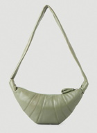 Croissant Small Shoulder Bag in Green