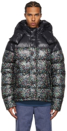 Kanuk Black Floral Down Jacket