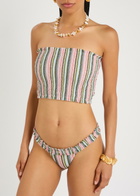 Faithfull The Brand Tavira Striped Bikini Bottoms Multicoloured