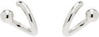 Justine Clenquet Silver Mel Earrings