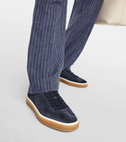 Loro Piana Tennis Walk suede sneakers