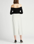 Peserico Womens Midi skirt Light in Grey