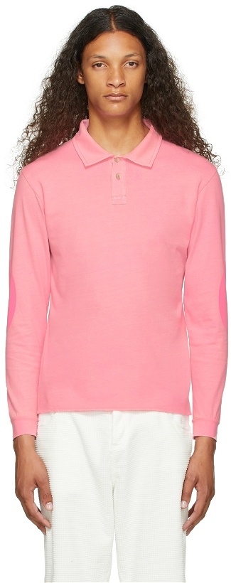 Photo: ERL Pink Rugby Long Sleeve T-Shirt