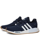 Adidas Men's NMD_R1 Sneakers in Legend Ink/White/Gum