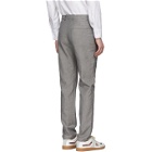 House of the Very Islands Grey Tropical Wool Tailored Trousers