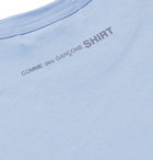 Comme des Garçons SHIRT - Cotton-Jersey T-Shirt - Blue