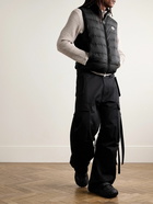 Moncler - Contrin Slim-Fit Logo-Appliquéd Quilted Shell Down Gilet - Black