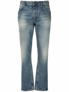BALMAIN - Regular Denim Cotton Jeans