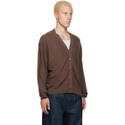 LEMAIRE Brown Relaxed Twisted Cardigan