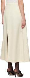 La Collection Off-White Donna Midi Skirt