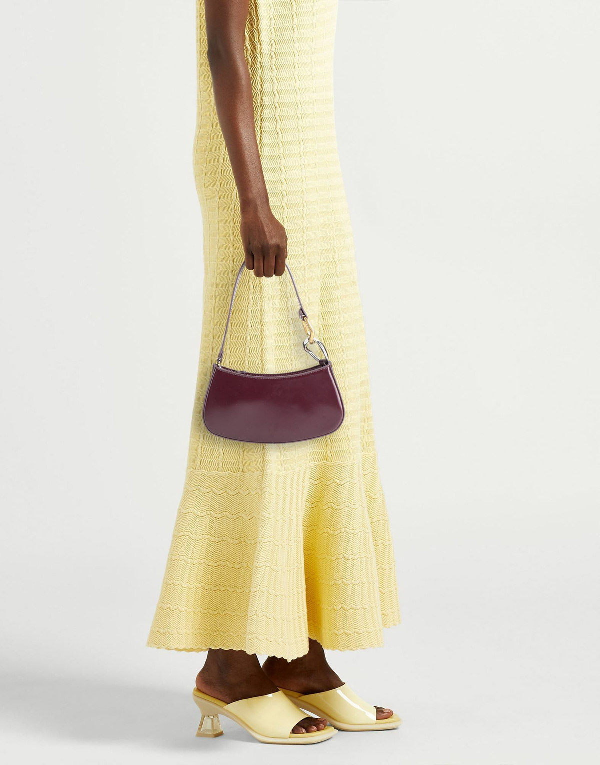 Staud Womens Shoulder bag in Plum