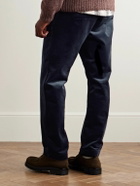 Oliver Spencer - Straight-Leg Cotton-Blend Corduroy Trousers - Blue